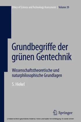 Hiekel | Grundbegriffe der grünen Gentechnik | E-Book | www.sack.de
