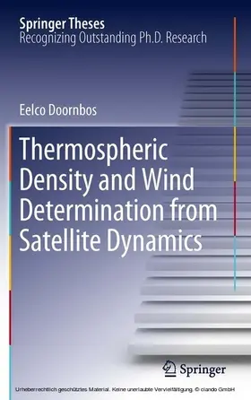 Doornbos | Thermospheric Density and Wind Determination from Satellite Dynamics | E-Book | www.sack.de