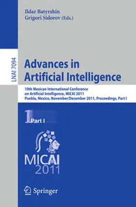 Batyrshin / Sidorov | Advances in Artificial Intelligence | E-Book | sack.de