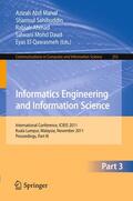 Abd Manaf / Sahibuddin / Ahmad |  Informatics Engineering and Information Science, Part III | Buch |  Sack Fachmedien