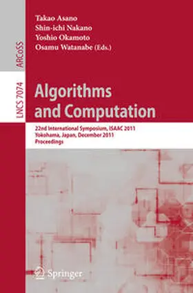 Asano / Nakano / Okamoto | Algorithms and Computation | E-Book | sack.de