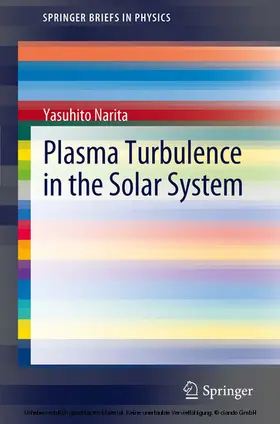 Narita |  Plasma Turbulence in the Solar System | eBook | Sack Fachmedien