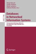 Kikuchi / Madaan / Sachdeva |  Databases in Networked Information Systems | Buch |  Sack Fachmedien