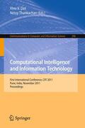 Thankachan / Das |  Computational Intelligence and Information Technology | Buch |  Sack Fachmedien