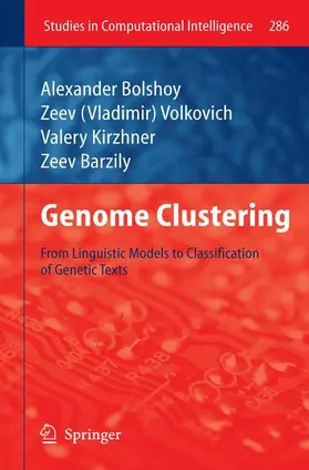 Bolshoy / Barzily / Volkovich |  Genome Clustering | Buch |  Sack Fachmedien