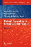 Brabazon / Maringer / O'Neill |  Natural Computing in Computational Finance | Buch |  Sack Fachmedien