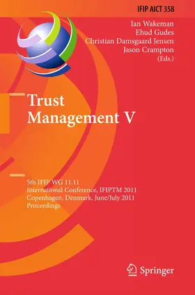 Wakeman / Crampton / Gudes |  Trust Management V | Buch |  Sack Fachmedien