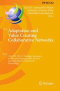 Camarinha-Matos / Afsarmanesh / Pereira-Klen |  Adaptation and Value Creating Collaborative Networks | Buch |  Sack Fachmedien