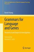 Chiang |  Grammars for Language and Genes | Buch |  Sack Fachmedien