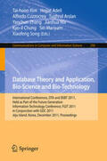 Kim / Adeli / Cuzzocrea |  Database Theory and Application, Bio-Science and Bio-Technology | eBook | Sack Fachmedien
