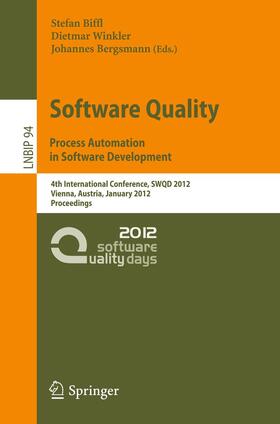 Biffl / Bergsmann / Winkler | Software Quality | Buch | 978-3-642-27212-7 | sack.de