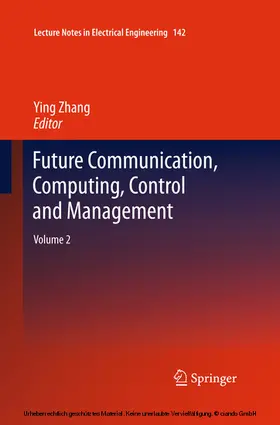 Zhang | Future Communication, Computing, Control and Management | E-Book | sack.de