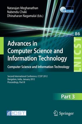 Meghanathan / Chaki / Nagamalai | Advances in Computer Science and Information Technology | Buch | sack.de
