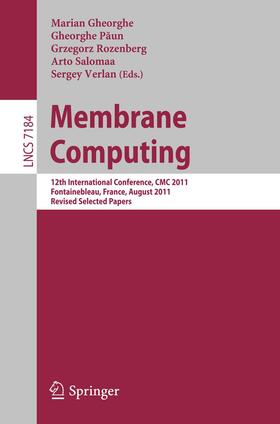 Gheorghe / Paun / Verlan | Membrane Computing | Buch | 978-3-642-28023-8 | sack.de