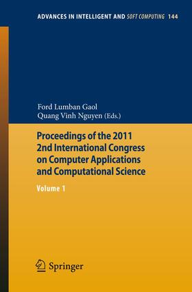 Nguyen / Gaol |  Proceedings of the 2011 2nd International Congress on Computer Applications and Computational Science | Buch |  Sack Fachmedien