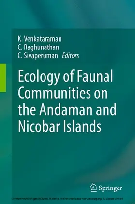 Venkataraman / Raghunathan / Sivaperuman | Ecology of Faunal Communities on the Andaman and Nicobar Islands | E-Book | sack.de