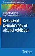 Spanagel / Sommer |  Behavioral Neurobiology of Alcohol Addiction | Buch |  Sack Fachmedien