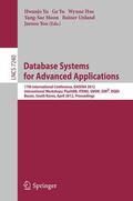 Yu / Hsu / Moon |  Database Systems for Advanced Applications | Buch |  Sack Fachmedien