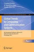 Krishna / Babu / Ariwa |  Global Trends in Computing and Communication Systems | Buch |  Sack Fachmedien