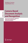 Iwamura / Shafait |  Camera-Based Document Analysis and Recognition | Buch |  Sack Fachmedien