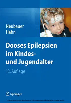 Neubauer / Hahn |  Dooses Epilepsien im Kindes- und Jugendalter | eBook | Sack Fachmedien
