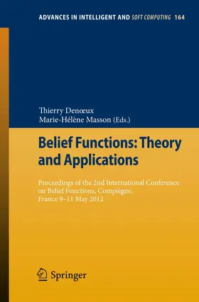 Denoeux / Masson |  Belief Functions: Theory and Applications | Buch |  Sack Fachmedien