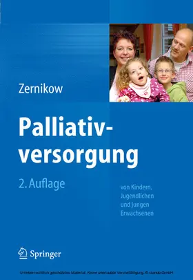 Zernikow | Palliativversorgung von Kindern, Jugendlichen und jungen Erwachsenen | E-Book | www.sack.de