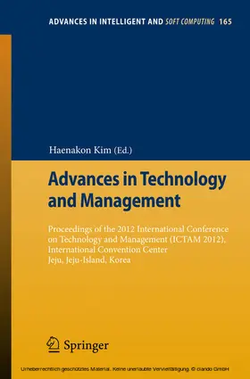 Kim | Advances in Technology and Management | E-Book | sack.de