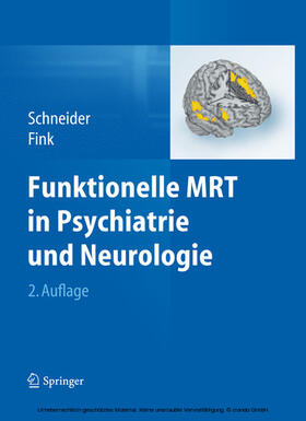 Schneider / Fink | Funktionelle MRT in Psychiatrie und Neurologie | E-Book | sack.de