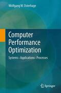 Osterhage |  Computer Performance Optimization | Buch |  Sack Fachmedien