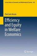 Nicola |  Efficiency and Equity in Welfare Economics | Buch |  Sack Fachmedien