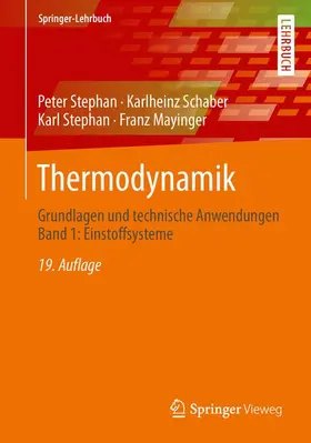 Stephan / Mayinger / Schaber |  Thermodynamik | Buch |  Sack Fachmedien