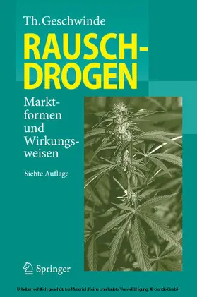 Geschwinde |  Rauschdrogen | eBook | Sack Fachmedien