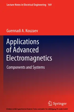 Kouzaev |  Applications of Advanced Electromagnetics | eBook | Sack Fachmedien