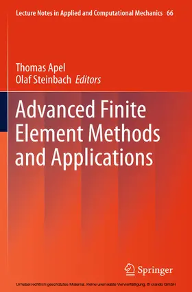 Apel / Steinbach |  Advanced Finite Element Methods and Applications | eBook | Sack Fachmedien