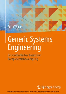Winzer |  Generic Systems Engineering | eBook | Sack Fachmedien