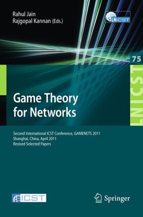 JAIN / Kannan | Game Theory for Networks | Buch | 978-3-642-30372-2 | sack.de