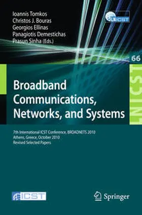 Tomkos / Ellinas / Sinha |  Broadband Communications, Networks and Systems | eBook | Sack Fachmedien