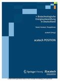 acatech |  Biotechnologische Energieumwandlung in Deutschland | eBook | Sack Fachmedien