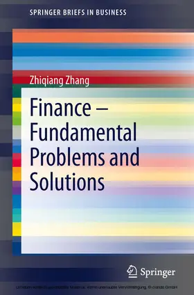 Zhang | Finance – Fundamental Problems and Solutions | E-Book | www.sack.de