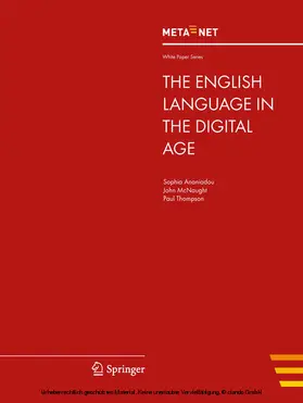 Rehm / Uszkoreit | The English Language in the Digital Age | E-Book | sack.de