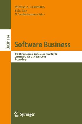 Cusumano / Venkatraman / Iyer | Software Business | Buch | 978-3-642-30745-4 | sack.de