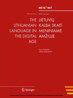 Rehm / Uszkoreit | The Lithuanian Language in the Digital Age | E-Book | sack.de