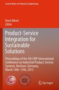 Meier |  Product-Service Integration for Sustainable Solutions | Buch |  Sack Fachmedien