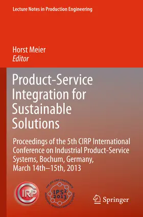 Meier |  Product-Service Integration for Sustainable Solutions | eBook | Sack Fachmedien