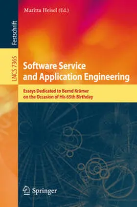 Heisel |  Software Service and Application Engineering | eBook | Sack Fachmedien