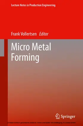 Vollertsen |  Micro Metal Forming | eBook | Sack Fachmedien