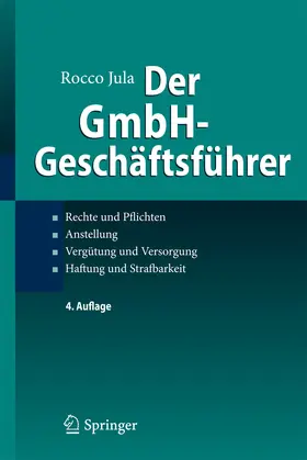 Jula |  Der GmbH-Geschäftsführer | eBook | Sack Fachmedien