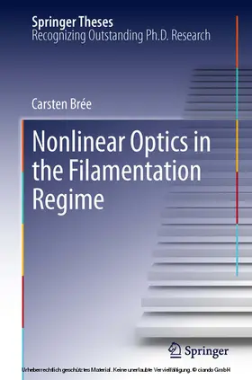 Brée | Nonlinear Optics in the Filamentation Regime | E-Book | www.sack.de