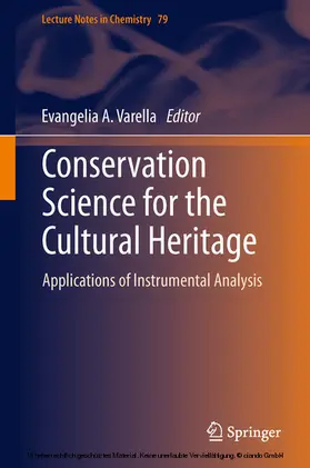 Varella | Conservation Science for the Cultural Heritage | E-Book | www.sack.de